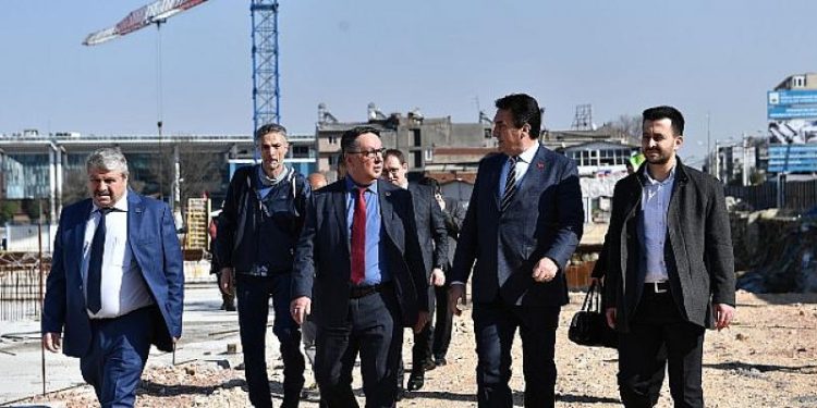 BBP Yönetimi’nden Osmangazi Meydanı Şantiyesinde