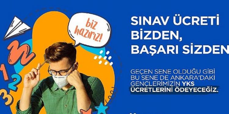 Sosyal Yardım Alan Gençlerin YKS Ücreti Bu Sene de Ankara Büyükşehir Belediyesi’nden