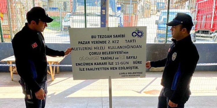Kurallara Uymayan Pazarcı Esnafına Ceza