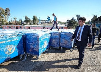 Buca’ya 2500 adet yeni çöp konteyneri