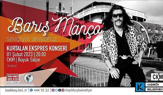 Kadıköy’de Barış Manço Anması